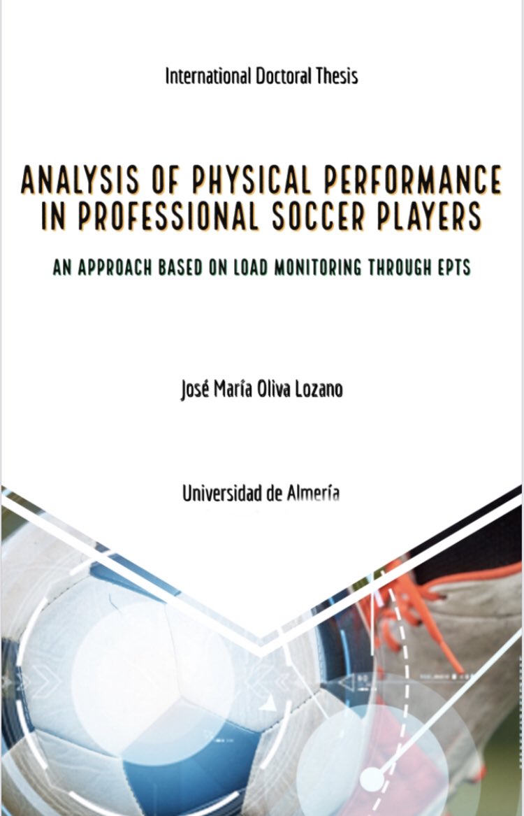 jmolivalozano's tweet photo. 📕 Would you like to read my PhD book about the Analysis of Physical Performance in pro ⚽️?

🎁 Lottery: I am giving the original book for free next Wednesday! 

📩 DM if you want it by email

Participate!
1️⃣ RT
2️⃣ Follow my Twitter and IG account: https://t.co/m7terxzqd3 https://t.co/DSPRG86NWk