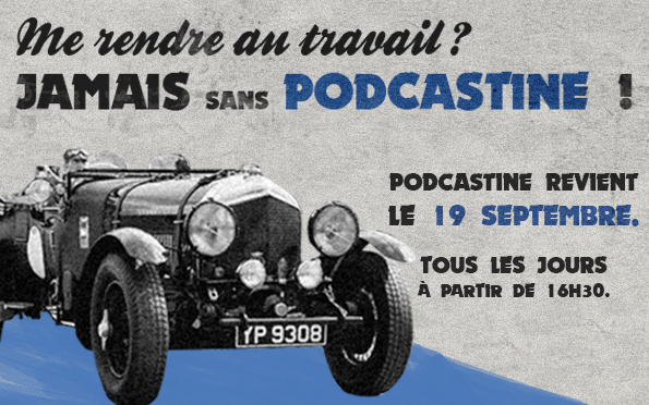 🎒 PODCASTINE FAIT SA RENTRÉE !
À vos agendas, on revient le 19 septembre !
Faites passer l'info ! 
#podcast #Rentree2022