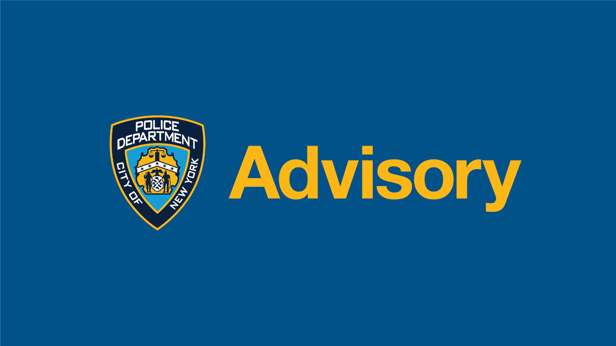 NYPD NEWS on Twitter "Today, between 1000 am and 1200 pm, there will