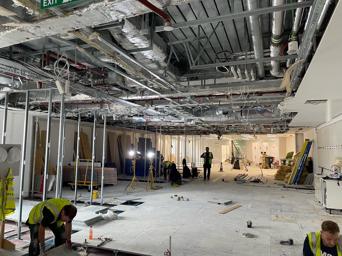 Demolition is in full swing for an investment bank project in central London.