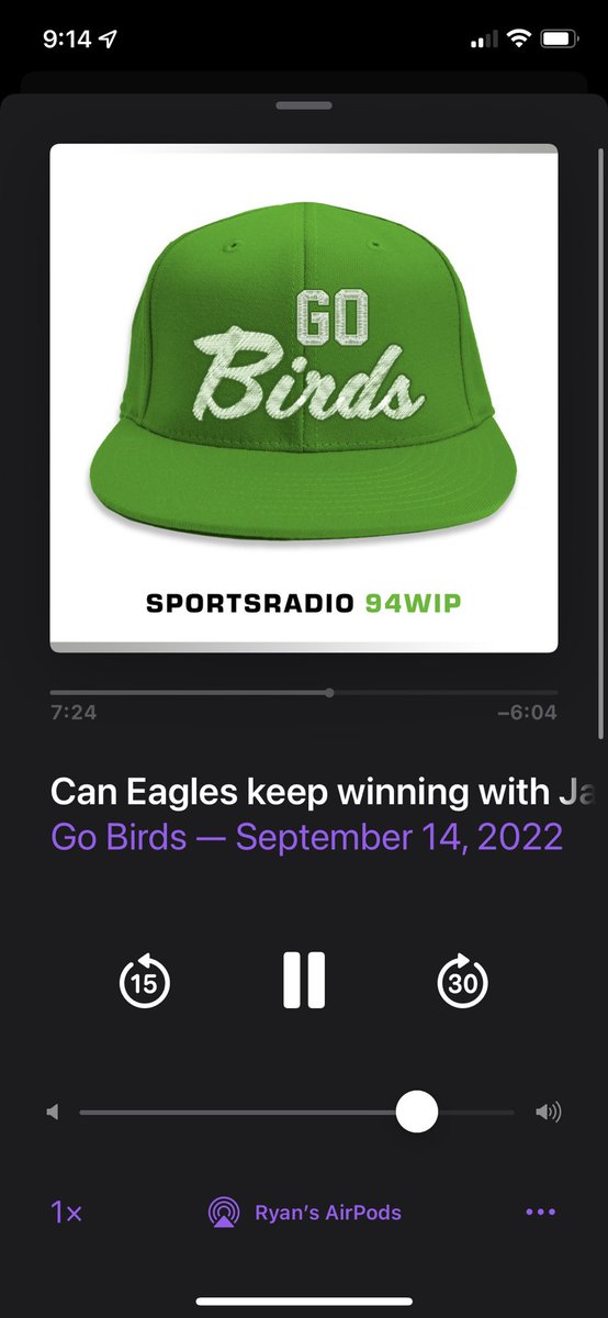 Publishing this was a lot better than the edited replay of the podcast you already ran. Good job taking listener feedback and addressing it. <a href="/GoBirdsPod/">Go Birds</a> <a href="/EliotShorrParks/">Eliot Shorr-Parks</a> <a href="/JamesSeltzer/">James Seltzer</a>