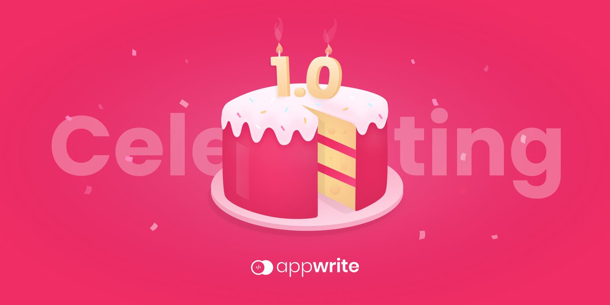 appwrite's tweet photo. 🥁 The wait is finally over 🥁

Appwrite 1.0 is now LIVE! 🥳

Packed with a ton of exciting features, 1.0 is the BEST Appwrite version to date &amp; we couldn't have done it without YOU! 🤗

🔗 What's next? Future plans? Learn more 
https://t.co/Au1weyQQDl https://t.co/EQyZweVy3G