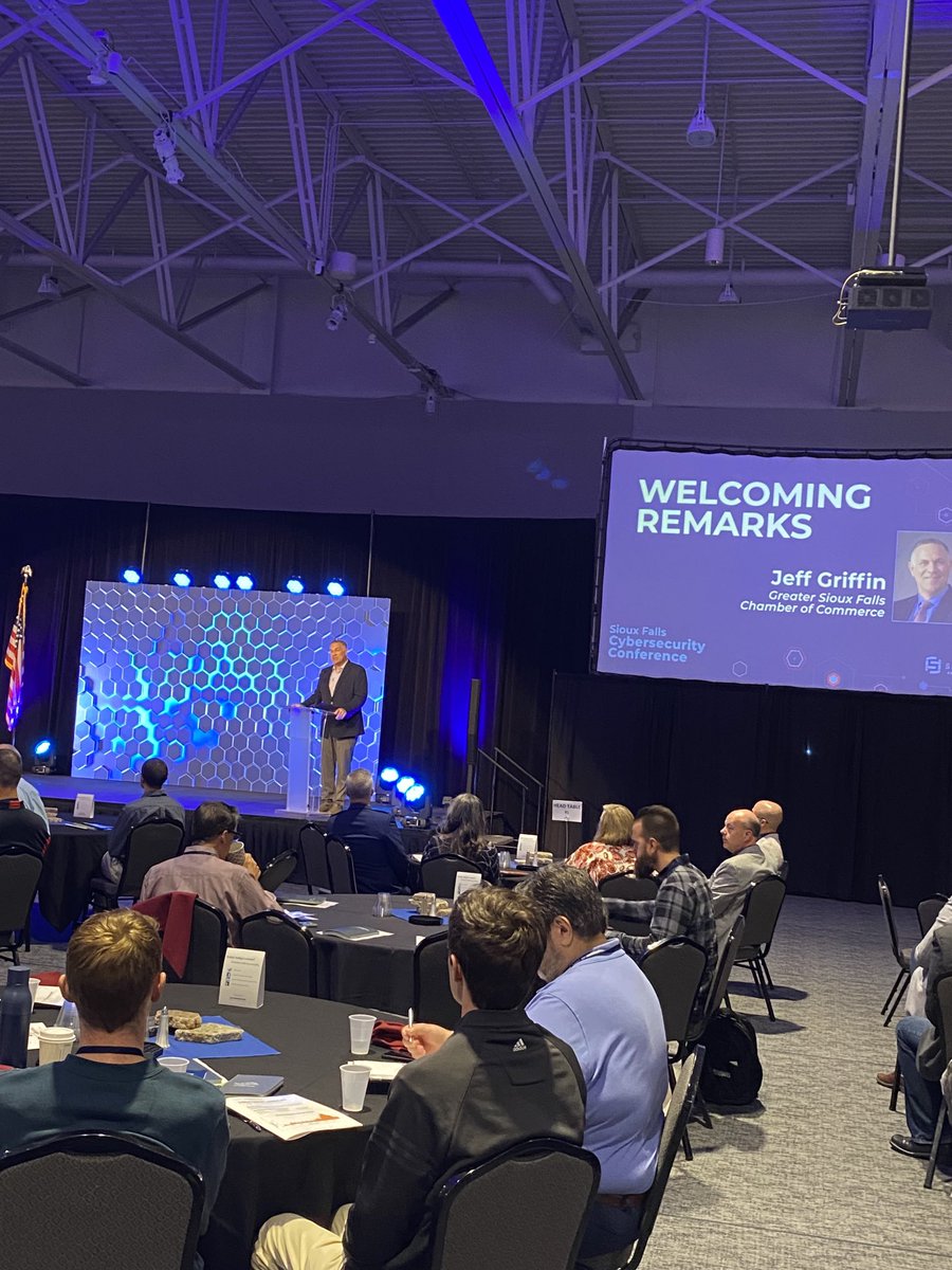 SF_Advocate's tweet photo. Cyber Security Conference today! Chamber CEO, Jeff Griffin, kicks off the event https://t.co/xcJdvpBRDi