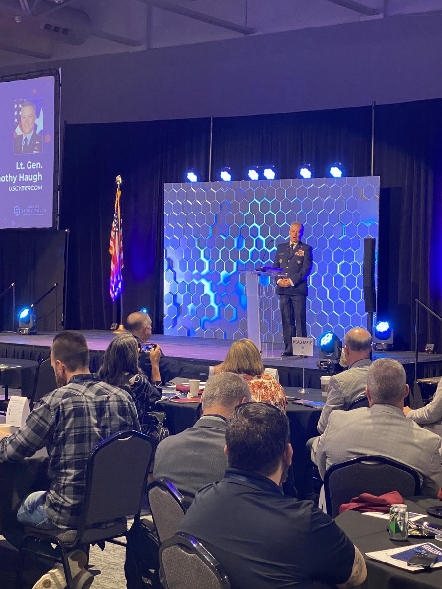 Protecting your business from state-sponsored cyber threats. Discussion led by Lt. General Timothy Haugh, Deputy Commander of USCYBERCOM