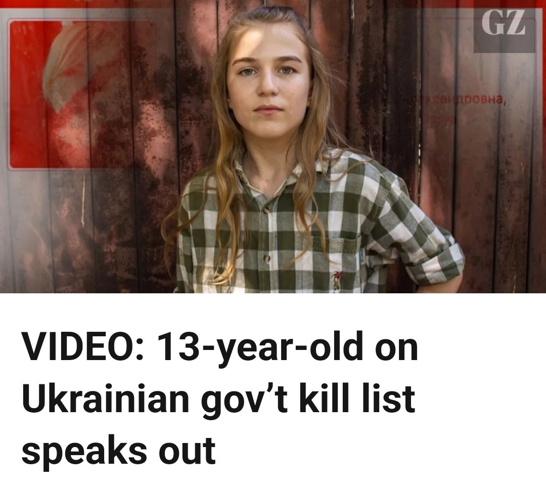 timand2037's tweet photo. Max Blumenthal speaks to Faina Savenkova, 13-year-old resident of the #Lugansk Republic who was placed on the #Myrotvorets “kill list” of the #Ukrainian government after she called on the United Nations to end to the war she has experienced since 2014. https://t.co/VXMz11iv9C https://t.co/s4D4t7124v
