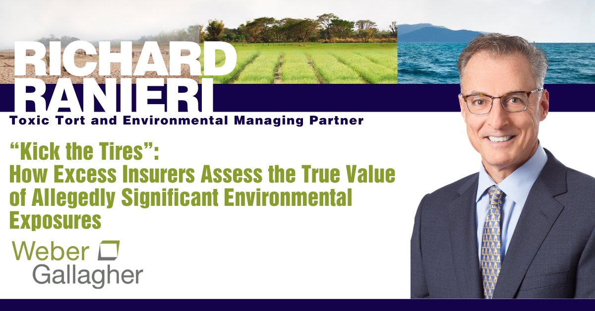 Toxic Tort and Environmental Managing Partner Richard Ranieri will be presenting at the 2022 FETTI Conference on the topic of how excess insurers assess the true value of allegedly significant #Environmental exposures. Learn more here: fetti.org/conference/

#ToxicTort