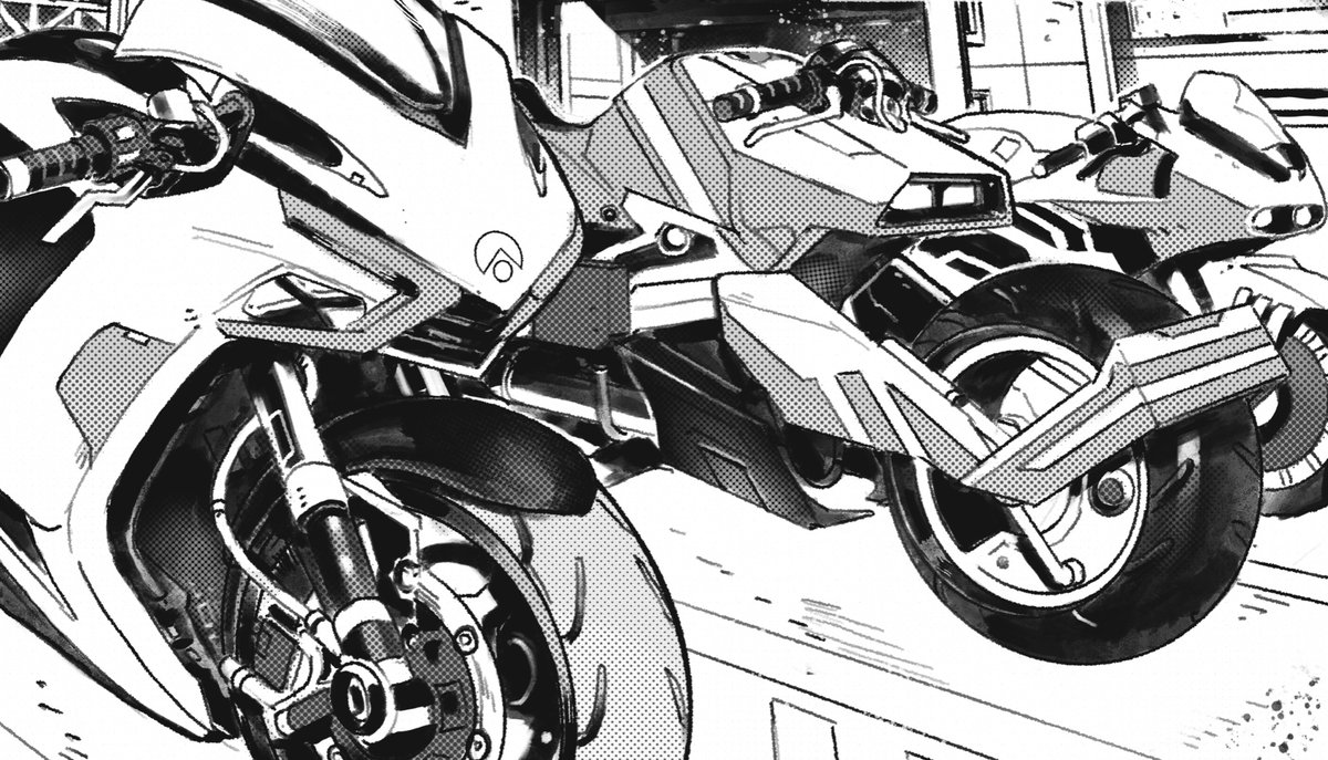 anand_ramcheron's tweet photo. Bikes, always a fun challenge. #infinityrunners #manga #comics #cyberpunk https://t.co/CdGDWHwFwb