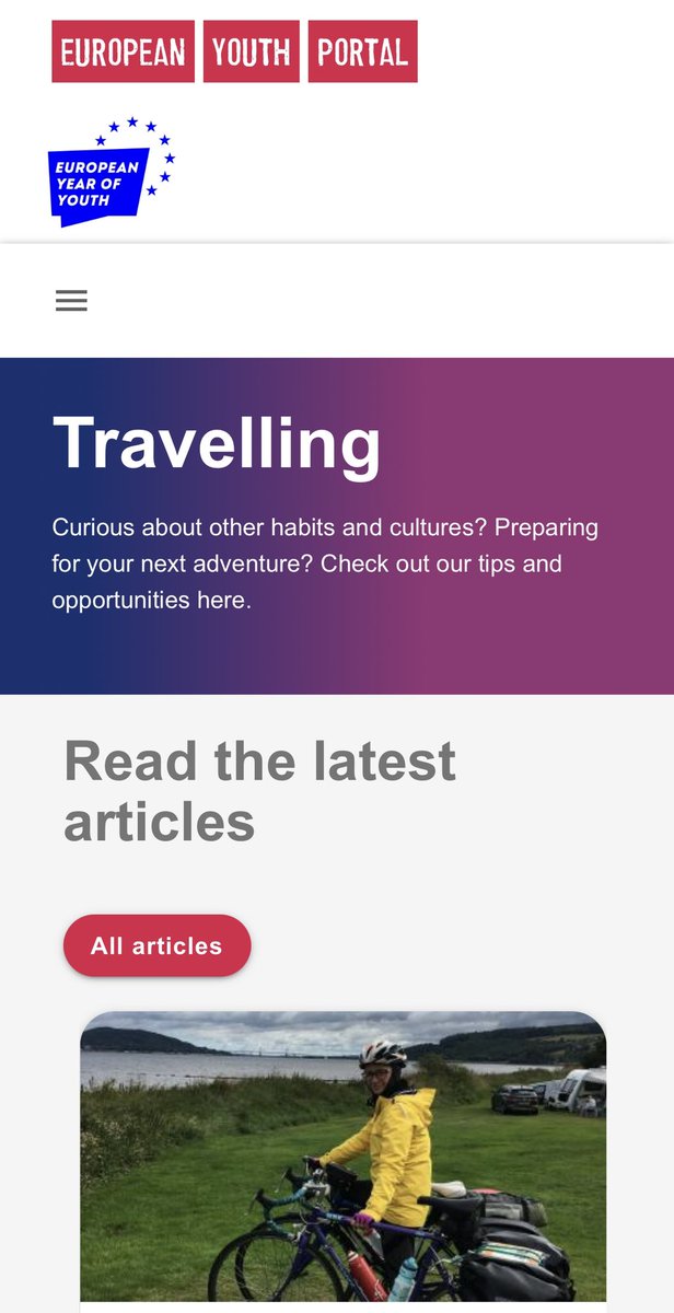 2004 doğumlu genç arkadaşlar. Avrupa birliğinden ÜCRETSİZ SEYAHAT programı. “DiscoverEU” programının web sitesini inceleyin çok güzel bir fırsat olabilir. Elden ele paylaşalım.
#Travel 

europa.eu/youth/go-abroa…