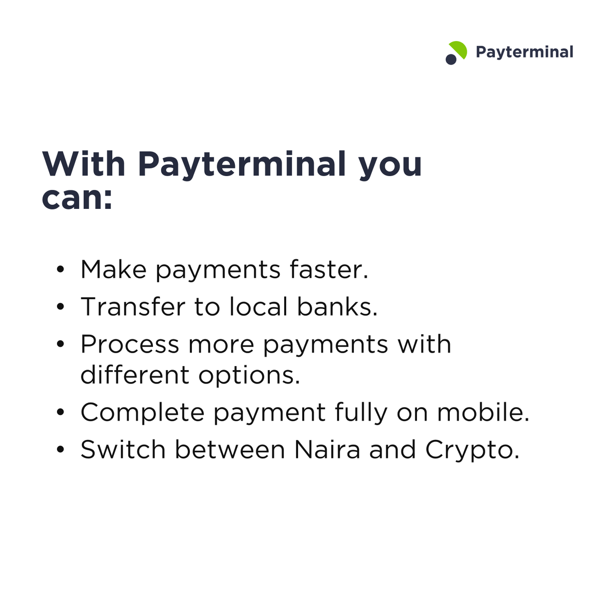 Payterminalhq's tweet photo. Here are a few things you can do with Payterminal today. 
#payterminal #fintech https://t.co/igWuKMFhag