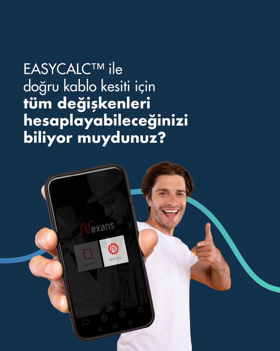 NexansTurkiye's tweet image. EASYCALC™, elektrikçiler, uygulayıcılar ve mühendisler gibi profesyoneller için tasarlanmış olan, güvenilir bir kablo kesiti hesaplama programıdır. 

#NexansTürkiye #ElectrifyTheFuture #Easycalc #Kablo #cable