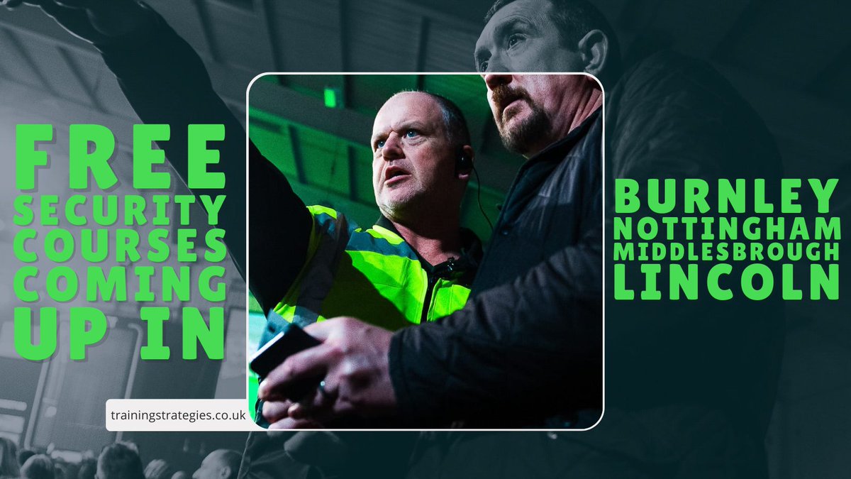 TSL_NW's tweet photo. FREE SIA Door Supervision courses starting in September!

Get in touch if you're looking for training in:
• Burnley
• Nottingham
• Middlesbrough
• Lincoln

Have a quick chat with one of our advisors on 0151 523 9655. https://t.co/HhpPwQvoWg