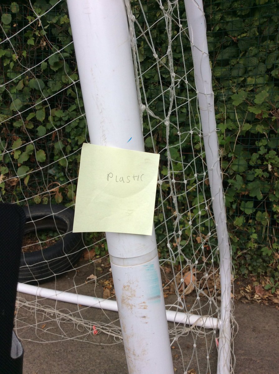 BatheastonPri's tweet image. Willow Class have been looking for different materials in our playground. They hen thought about why an a bject is made from a particular material. #year2science