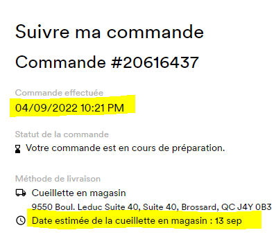 Nesrayne's tweet image. @Bouclair  ca vous prend une eternite pour livrer un article de MTL a MTL en 2022? zetes au courant que AMZN prime vous envoie n'importe quou sous 24h? #Bouclair #ExperienceClientNulle.