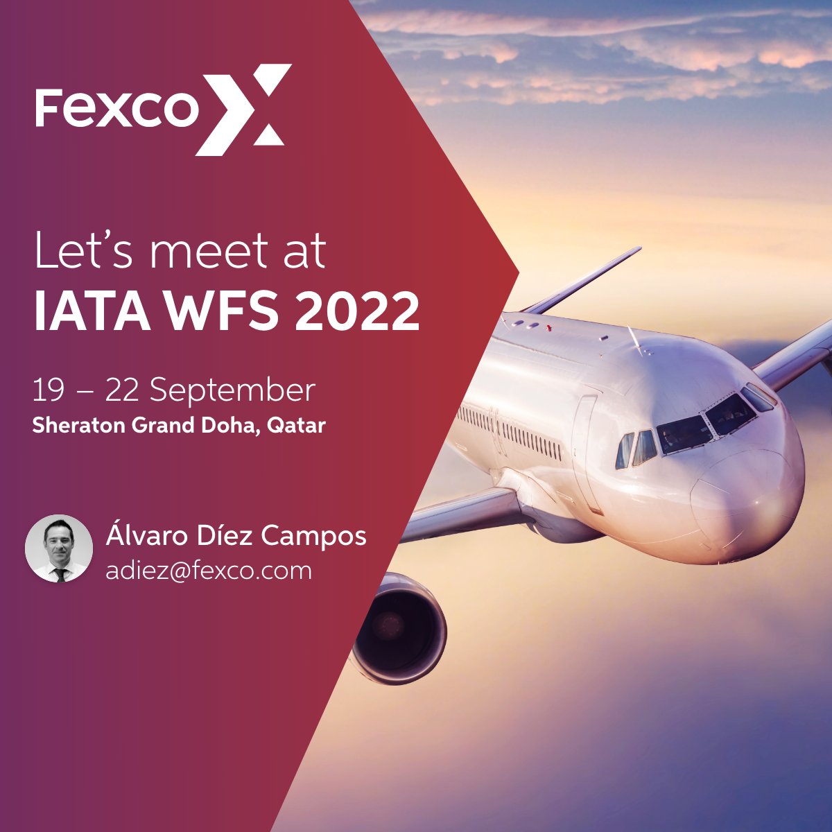 The <a href="/IATA/">IATA</a> World Financial Symposium takes place next week and Fexco will be there.

Reach out to Alvaro Diez to find out more about our omnichannel FX payment solutions.

#IATAWFS #fintech #payments #buildingborderlessbusiness