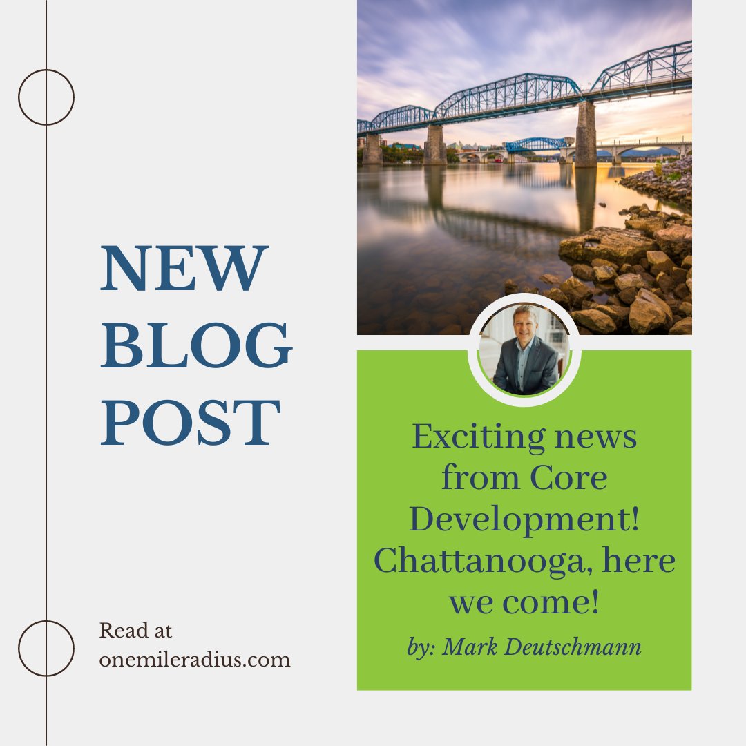 MarkDeutschmann's tweet photo. Core Development has been working to launch a series of mixed-use projects in Chattanooga, alongside Perimeter Properties, to activate sections of a 140-acre gateway site.  

Learn more: https://t.co/qoWETdP2px

#Chattanooga #CoreDevelopment #StElmo #TrailOrientedDevelopment https://t.co/xsAlUykEg5