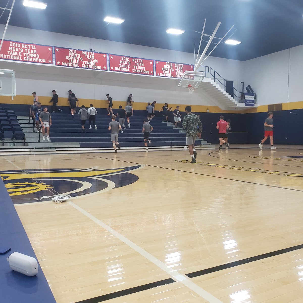 TXWESWrestling's tweet photo. Putting in that work this morning. Slow feet don't eat. #RamTough #WeAreHere #BuildingALegacy https://t.co/g0H1kmDmmB
