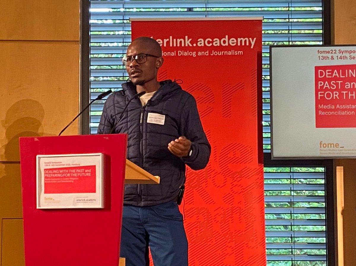 citezw's tweet photo. #fome22 Symposium Day 2: CITE presented on the theme Dealing With The Past and Preparing for The Future.
The team’s presentation focused on the importance of media and information literacy. The symposium is being hosted by @InterlinkAca in Hamburg, Germany. #Asakhe https://t.co/vAd2Lpawej