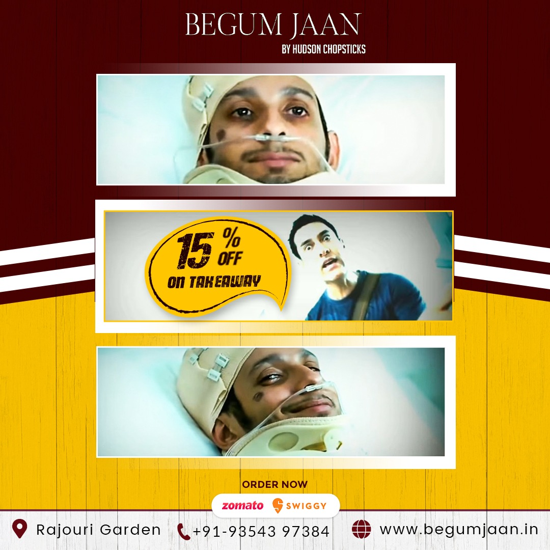 Begumjaan101's tweet photo. Chik Chik K Scheme Sabko Bata Do !
Ready to serve your favorite.
Flat 15% off on Takeaway!
Reach Us - A 1, Ground Floor, LSC Shivaji Enclave, Rajouri Garden, New Delhi
#BegumJaan #DeliveryKitchen #OrderNow #OrderIn #Delicious #NorthIndianCuisine #takeaway #delivery https://t.co/yBlYt6wb3o