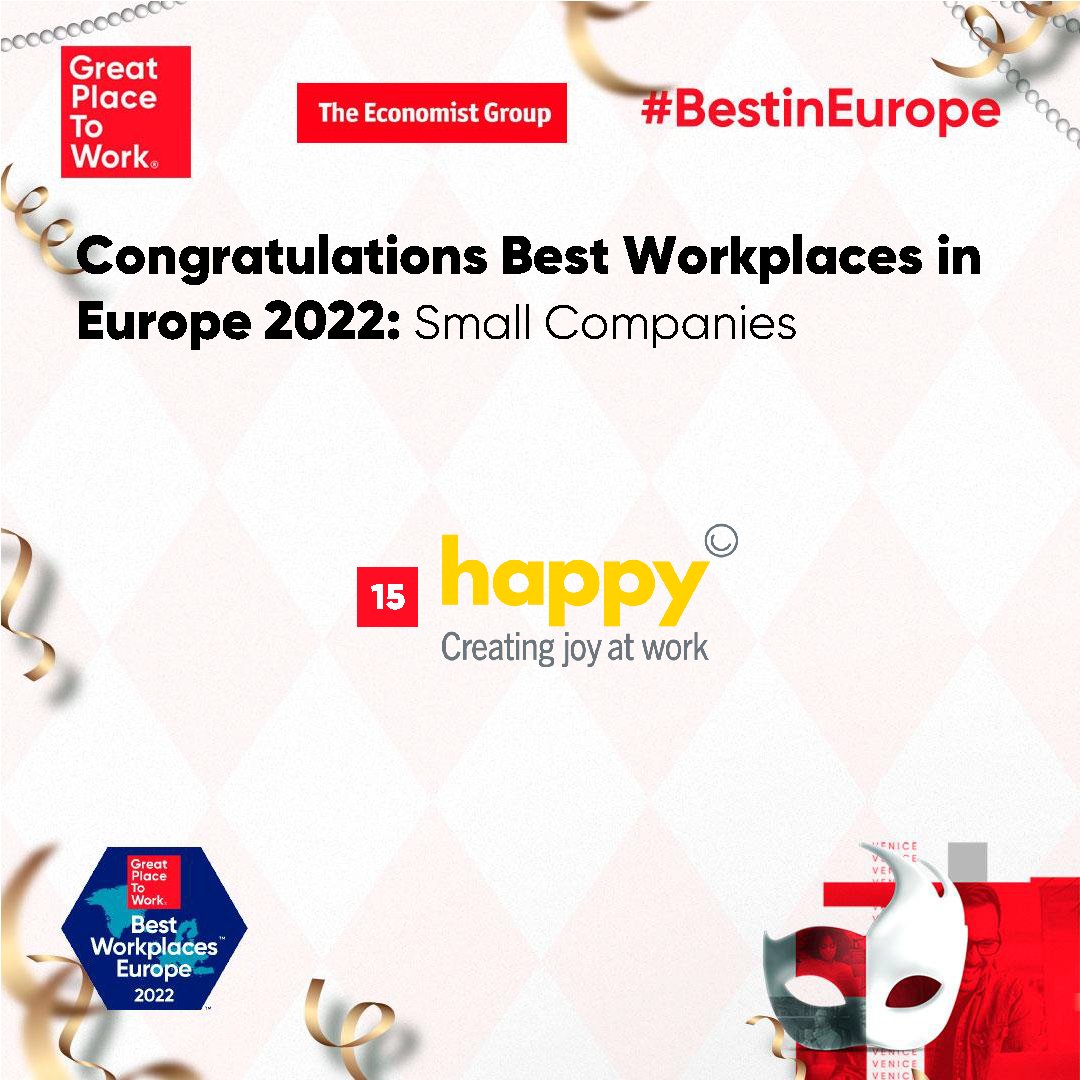 GPTW_UK's tweet photo. A special congratulations to the UK-based companies who made the Best Workplaces™️ in Europe list! It's wonderful to see so many of our own representing what it means to be truly great 💪

#BestInEurope @happyltd, @goodman_masson, @CrederaUK, @sovinigroup, @Baringa, @homegroup https://t.co/6E5VOgtZ7I