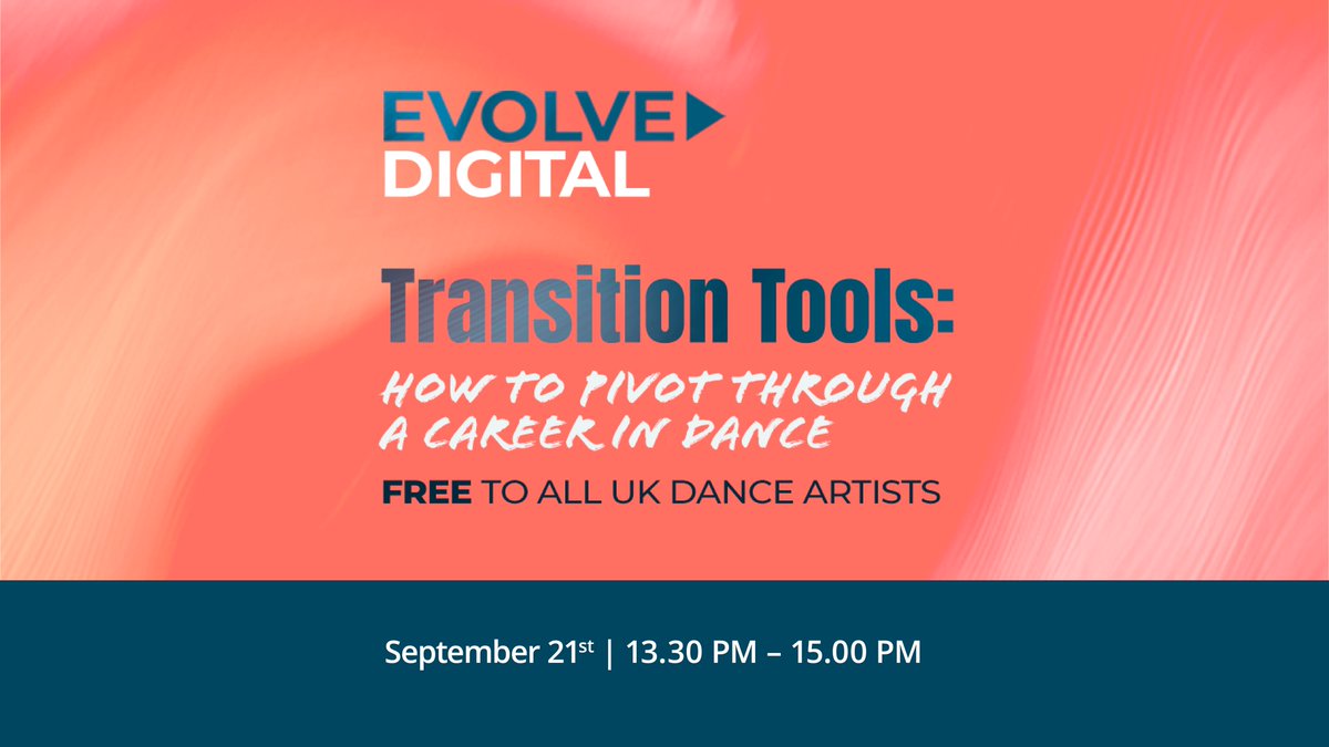 dcd_dancers's tweet image. Spaces still available for next week’s EVOLVE Digital workshop. 

Click here to register your FREE place now: dancerscareerdevelopment.as.me/evolvedigitalw…

#iamDCD #evolvedigital