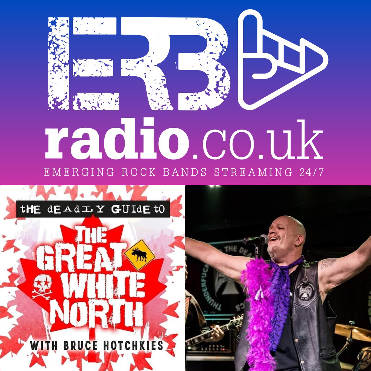 ERB Radio - This account has been archived (@erb_radio) on Twitter photo Bruce Hotchkies injects some Canadian blood into #ERBRadio at 8pm BST with #TheDeadlyGuideToTheGreatWhiteNorth 🇨🇦 Tonight's show features tracks from @BackRoadBourbon | @strikermetal | <a href="/AntiQueens/">THE ANTI-QUEENS</a> | @revivetherose | <a href="/ARebelFew/">A Rebel Few</a> | <a href="/MadisonStrip/">Madison Strip</a> | <a href="/dirtbagrepublic/">DIRTBAGREPUBLIC</a> | <a href="/PLJmusic/">Pink Leather Jackets</a>... Bruce Hotchkies injects some Canadian blood into #ERBRadio at 8pm BST with #TheDeadlyGuideToTheGreatWhiteNorth 🇨🇦 Tonight's show features tracks from @BackRoadBourbon | @strikermetal | <a href="/AntiQueens/">THE ANTI-QUEENS</a> | @revivetherose | <a href="/ARebelFew/">A Rebel Few</a> | <a href="/MadisonStrip/">Madison Strip</a> | <a href="/dirtbagrepublic/">DIRTBAGREPUBLIC</a> | <a href="/PLJmusic/">Pink Leather Jackets</a>...
