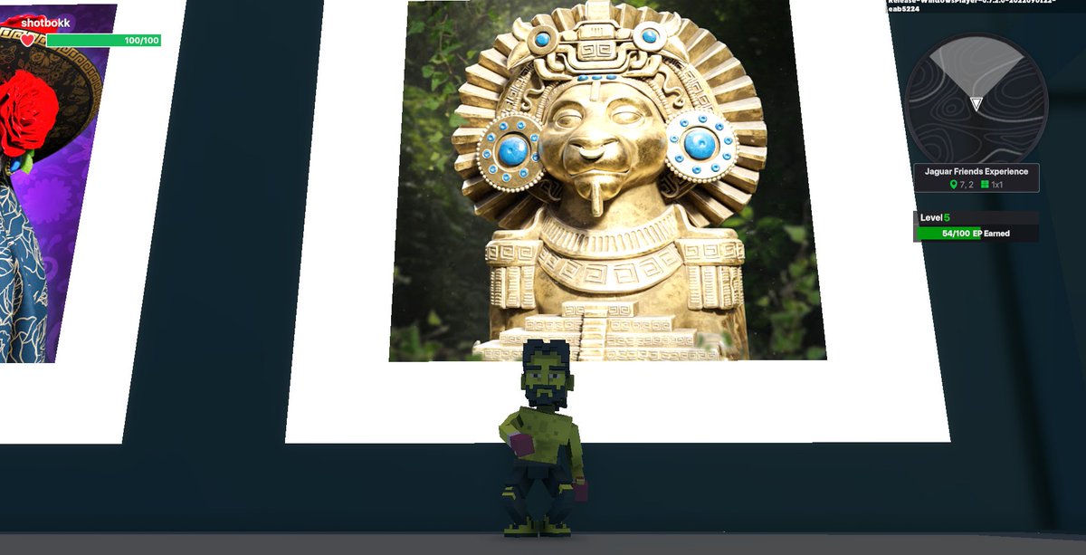 I just finished my quest on <a href="/jagfriends_nft/">Jaguar Friends</a> experience on the #sandboxalphaS3 for a chance to win a Season 3 Alpha Pass! Here I am in Legendaries Room, check out my screenshot!

#jaguarfriends