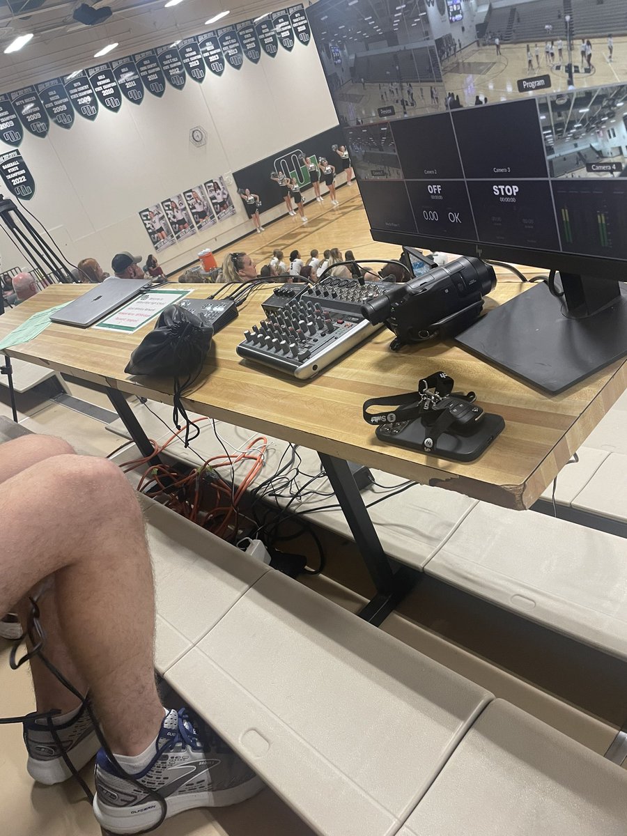 Last night I worked behind the scenes with the camera for the varsity volleyball game and it was a lot of fun! One of my favorite things to do in journalism!