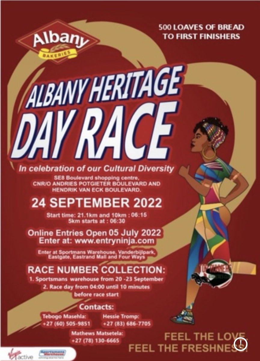 RunnersTop's tweet photo. Our #WCW goes to these amazing Top Runners Ladies!!! They are ready to serve you at the #Albanyheritagedayrace !!! @RunnersTop @nteah @mmanaka1987 @Luv2404 @ldmogale @Nats_Tromp @ErnestBapela @Emfuleni_AC @fatcats_ac @1608_SK @kaybeeMrMan #Togetherwegothedistance 💚🧡🖤 https://t.co/KFIXVvgxBr