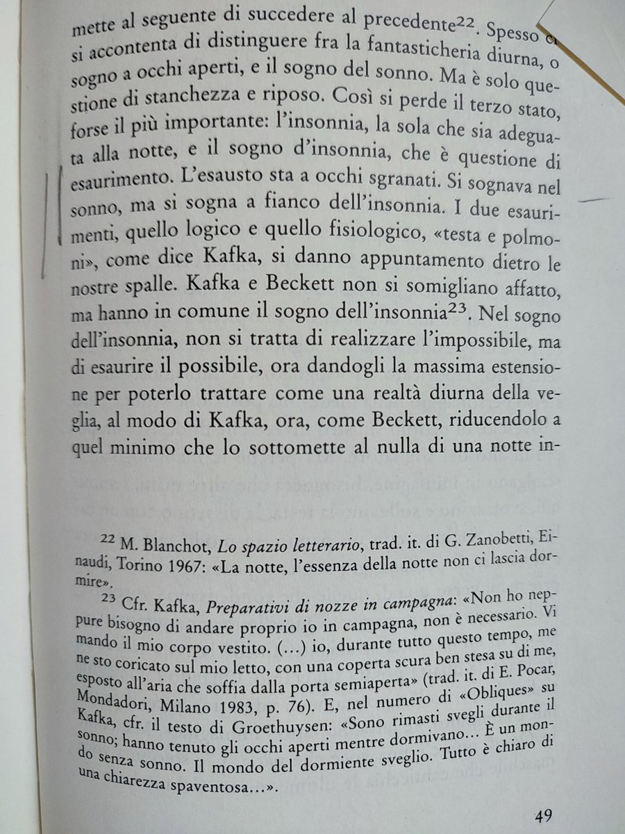 PeppeAllegri's tweet photo. Per #JLGodard, l'esausto, come scrisse Gilles Deleuze nel 1992 (trad. It. 1999 per @CronopioE, a cura di #GinevraBompiani), parlandoci di Beckett, di Bartleby-Melville, di Kafka, di noialtre insonni, nel "sogno dell'insonnia", "dolci sogni tornate ancora" (Schubert?). https://t.co/M9cK7j9hBz