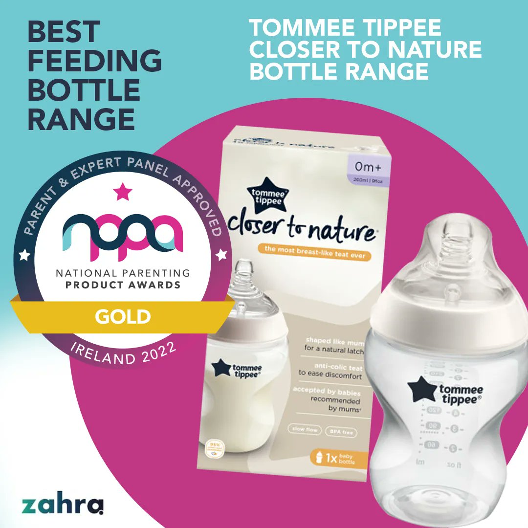 Congratulations to @tommeetippee_UK, winner of the Best Feeding Bottle Range category at this year's NPPA awards! #NPPA2022 🍼