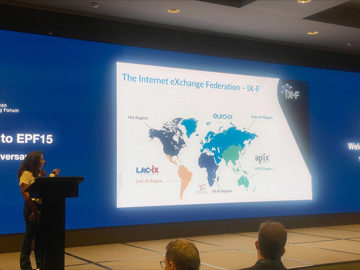 euroix's tweet photo. What is the #IXPDB and what are the latest #updates that benefit #IXPs and #networks? Thanks @Peering_Forum for giving @bijalsanghani the opportunity to present to the #community! Check it out for yourself: https://t.co/YMf2zRuVna
@IXFederation #EPF15 #peering #tools https://t.co/1mro3tfNPp