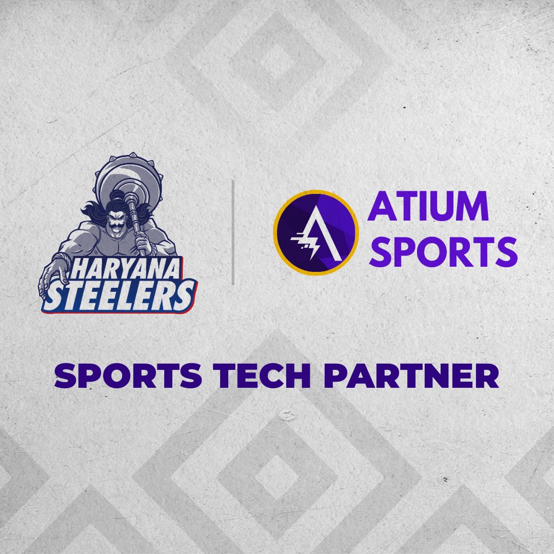 HaryanaSteelers's tweet photo. एक नया साथी! 🤝🏻 The Haryana Steelers family is proud to welcome on board Athlete Performance Intelligence platform ATIUM Sports as our Sports Tech Partner ahead of the 2022-23 Pro Kabaddi League Season. 💻 #ATIUM #ATIUMChampion https://t.co/4Zh42LFif9
