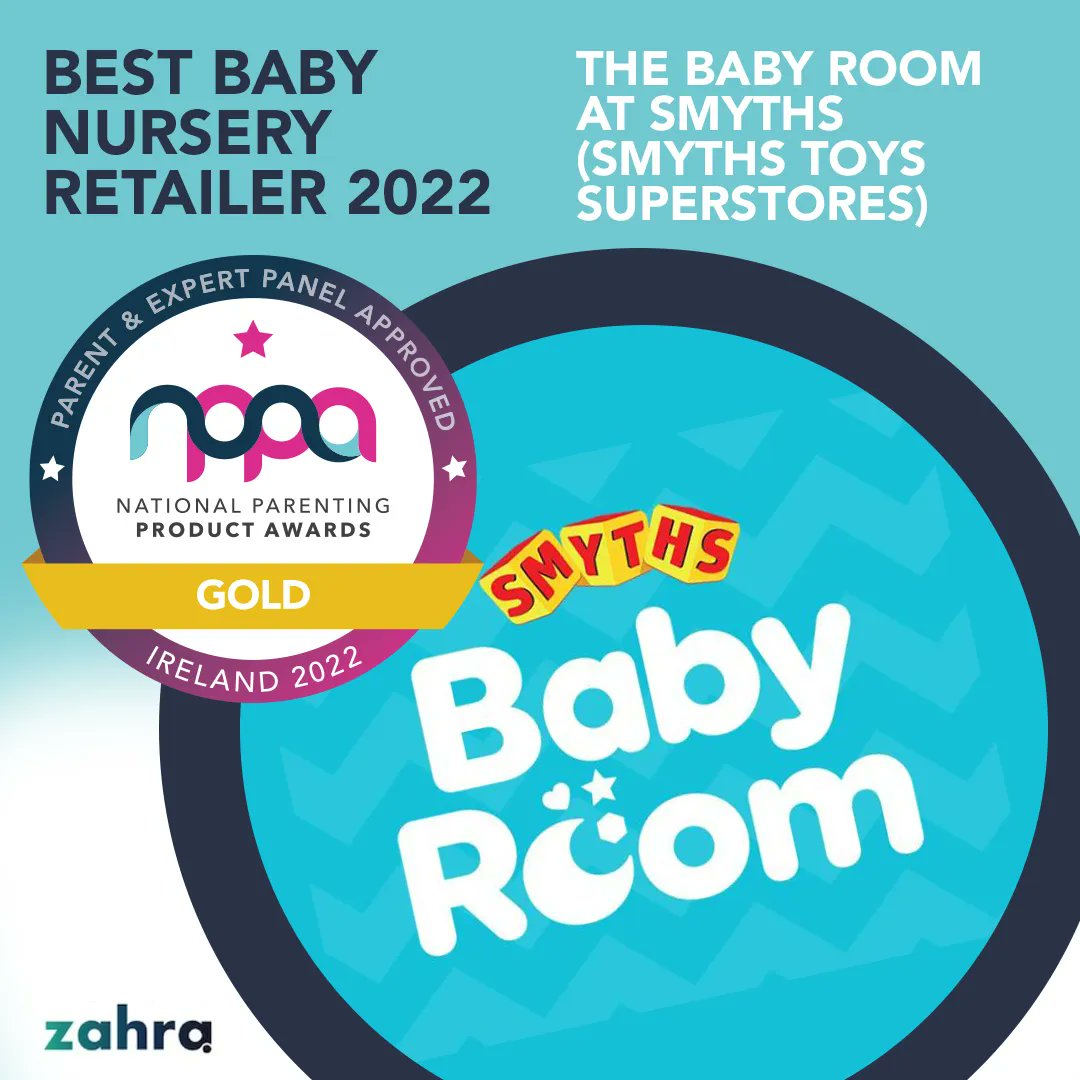 Zahra Media Group (@zahramedia) on Twitter photo Congratulations to <a href="/SmythsToysIRE/">Smyths Toys Ireland</a> - winner of the Best Baby Nursery Retailer category at this year's NPPA awards! #NPPA2022 ๐ถ Congratulations to <a href="/SmythsToysIRE/">Smyths Toys Ireland</a> - winner of the Best Baby Nursery Retailer category at this year's NPPA awards! #NPPA2022 ๐ถ