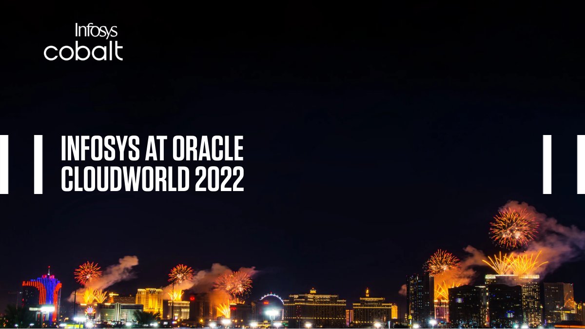 InfosysEvents's tweet image. Join us at #Oracle #CloudWorld 2022 to know how Infosys and Oracle can help your company transform into a cloud-connected enterprise. infy.com/3BiuOUb #OCW22 #InfosysOracleServices