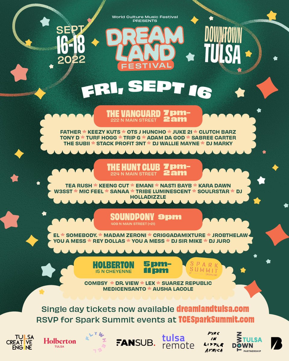stephxsimon's tweet photo. Good morning Tulsa! 918 weekend is on the way. If your on the way in town for the weekend welcome to Dreamland! https://t.co/7jZB8jEXgm