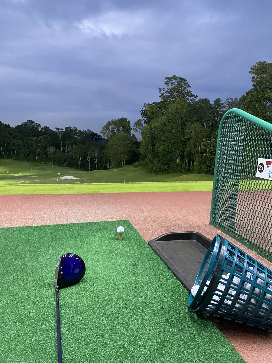 明日の為に練習⛳️