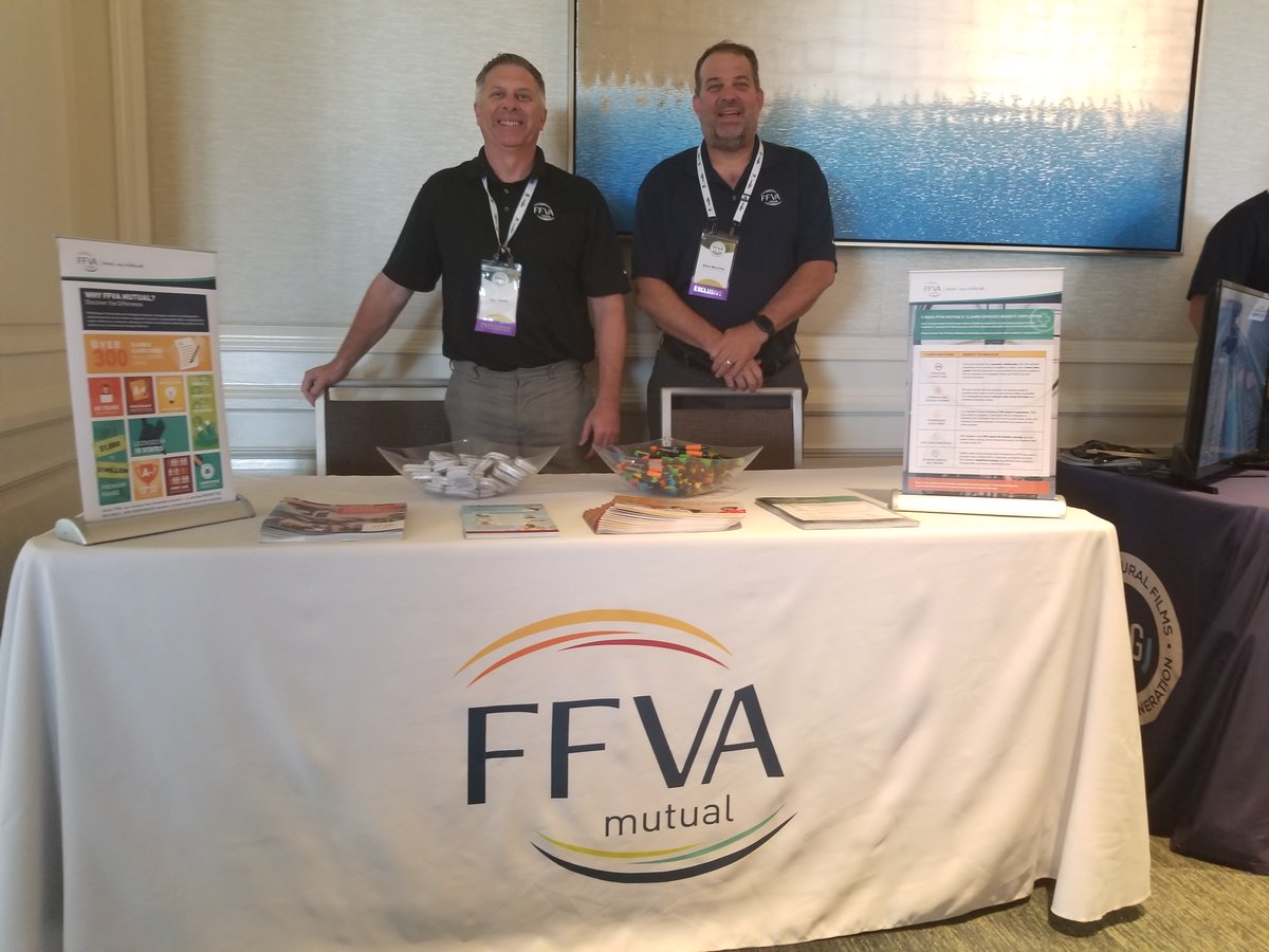 FFVAMutual's tweet image. We're proud to be an exclusive sponsor of the Florida Fruit and Vegetable Association's 78th Annual Convention at Amelia Island this week! Great to connect with members and share our workers' comp solutions for agriculture businesses. #ffva #workerscomp