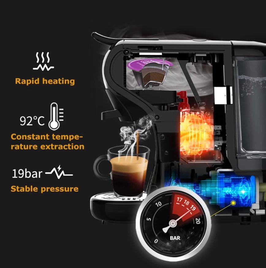 LASZLOMVA's tweet photo. HiBREW Coffee Machine 19 Bar 3in1&amp;4in1 Multiple Capsule Espresso Cafetera , Pod Coffee Maker Dolce Milk&amp;Nexpresso &amp;Powder H1
https://t.co/hKUnAKl3Zk 46%off 
180.80—->97.80$🔥
⚫️for (17)hrs only ⚫️
We offer the follower the best discount periods
#CoffeeTime #CoffeeMelodyEP8 #USA https://t.co/EwvA2gDzAQ