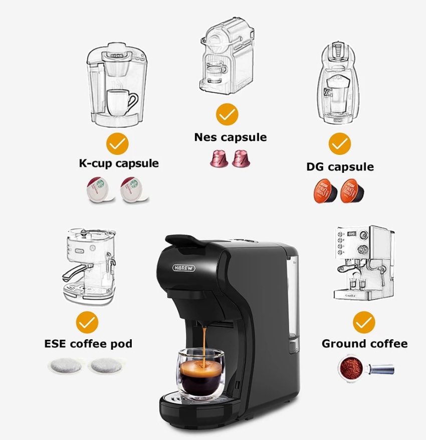 LASZLOMVA's tweet photo. HiBREW Coffee Machine 19 Bar 3in1&amp;4in1 Multiple Capsule Espresso Cafetera , Pod Coffee Maker Dolce Milk&amp;Nexpresso &amp;Powder H1
https://t.co/hKUnAKl3Zk 46%off 
180.80—->97.80$🔥
⚫️for (17)hrs only ⚫️
We offer the follower the best discount periods
#CoffeeTime #CoffeeMelodyEP8 #USA https://t.co/EwvA2gDzAQ
