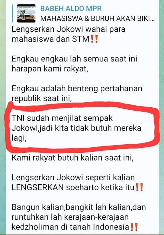 KUda_niell's tweet image. Babeh aldoi ni juga sudah merendahkan martabat TNI, semoga segera diberi pelajaran .. @Puspen_TNI