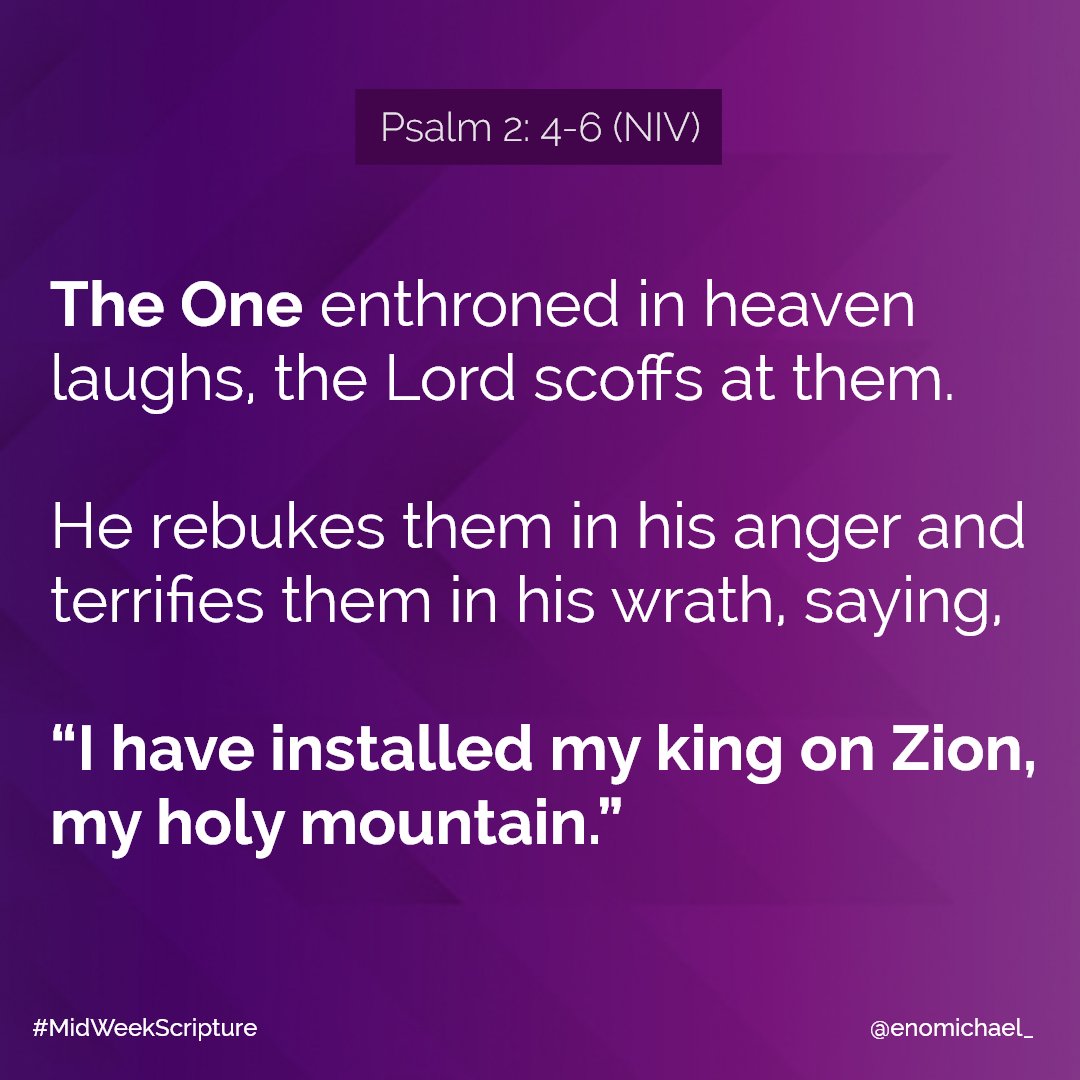 enomichael_'s tweet image. May the Lord scoff and laugh at the plans of your enemies against your glorious destiny. Type Amen if you believe

#MidweekScripture #TheBaptismPat1 #Linkonmybio
#WARshiper #poweredbytheHolySpirit🔥
#brandedbyMERCY
#distinguishedbyGRACE
#styleddesignedbyFAVOR