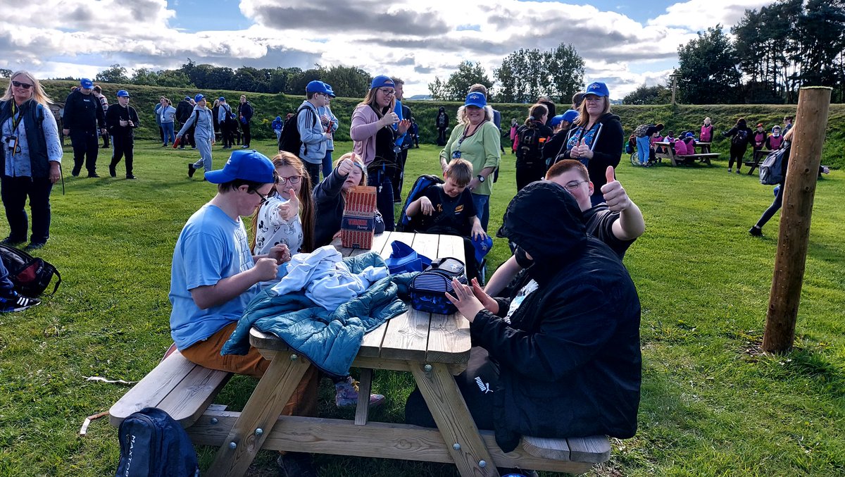 Rotary Kids Out day at the Deer Centre in Cupar with pupils from Auchmuty HS Glenrothes HS Glenwood HS,Rimbleton PS and John Fergus School. A great day out
