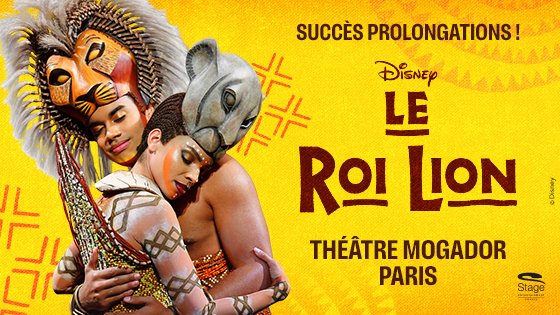 La reine des comédies musicales est de retour pour une nouvelle saison rugissante ! 🦁 Pour l'occasion : de super réduc jusqu'au 23 septembre seulement ! 🎟bit.ly/3eQLTNt #LeRoiLion @MogadorTheatre