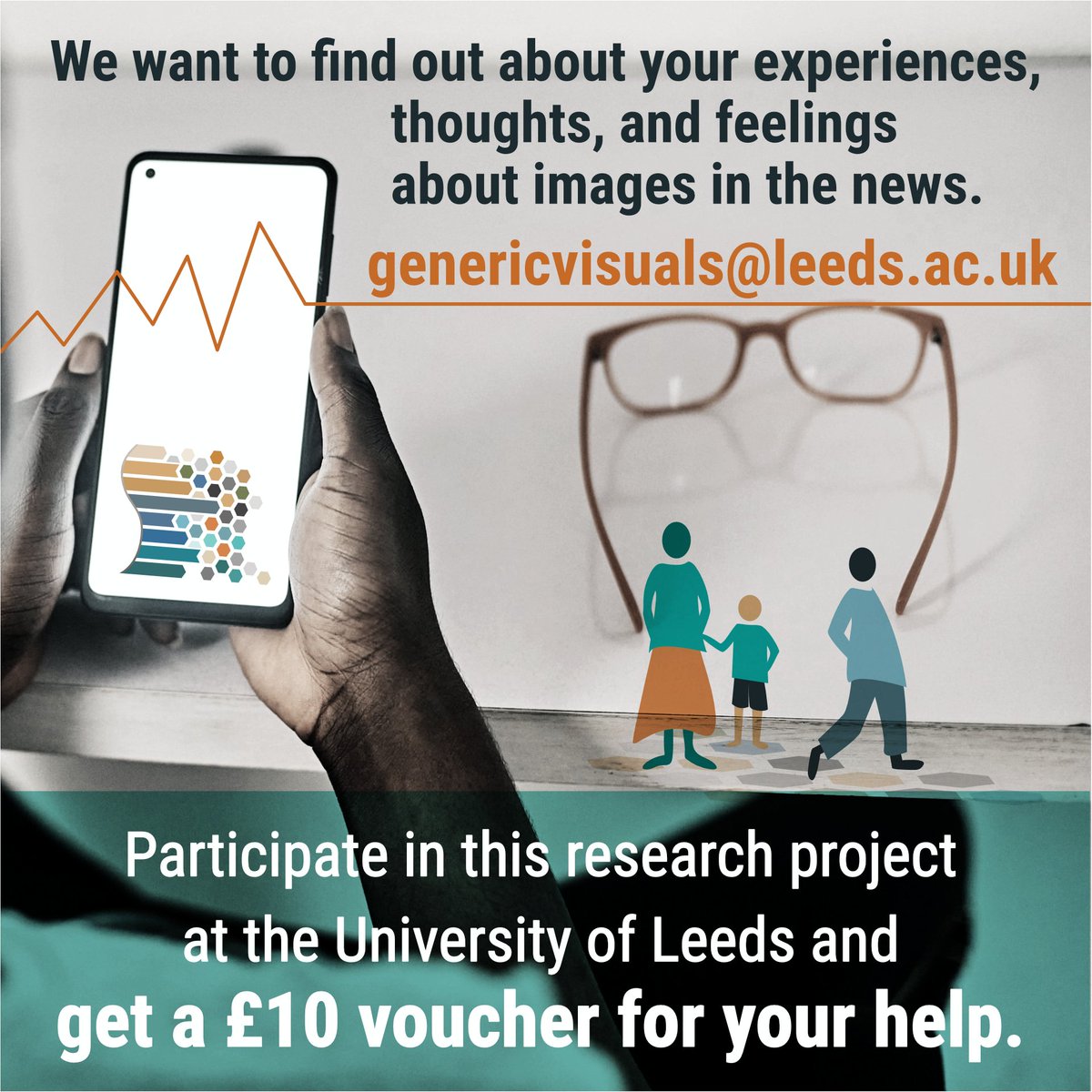 DiscourseAChen's tweet photo. Take part now 🙌 ! Come with your friends and family 👨🏻‍🤝‍👨🏾👩🏻‍🤝‍👩🏼

Visit https://t.co/bk0EItgL47 to learn more. 
DM or email genericvisuals@leeds.ac.uk to participate 📩        
£10 voucher for taking part as a thanks 🙏 https://t.co/EbD1ULoV59