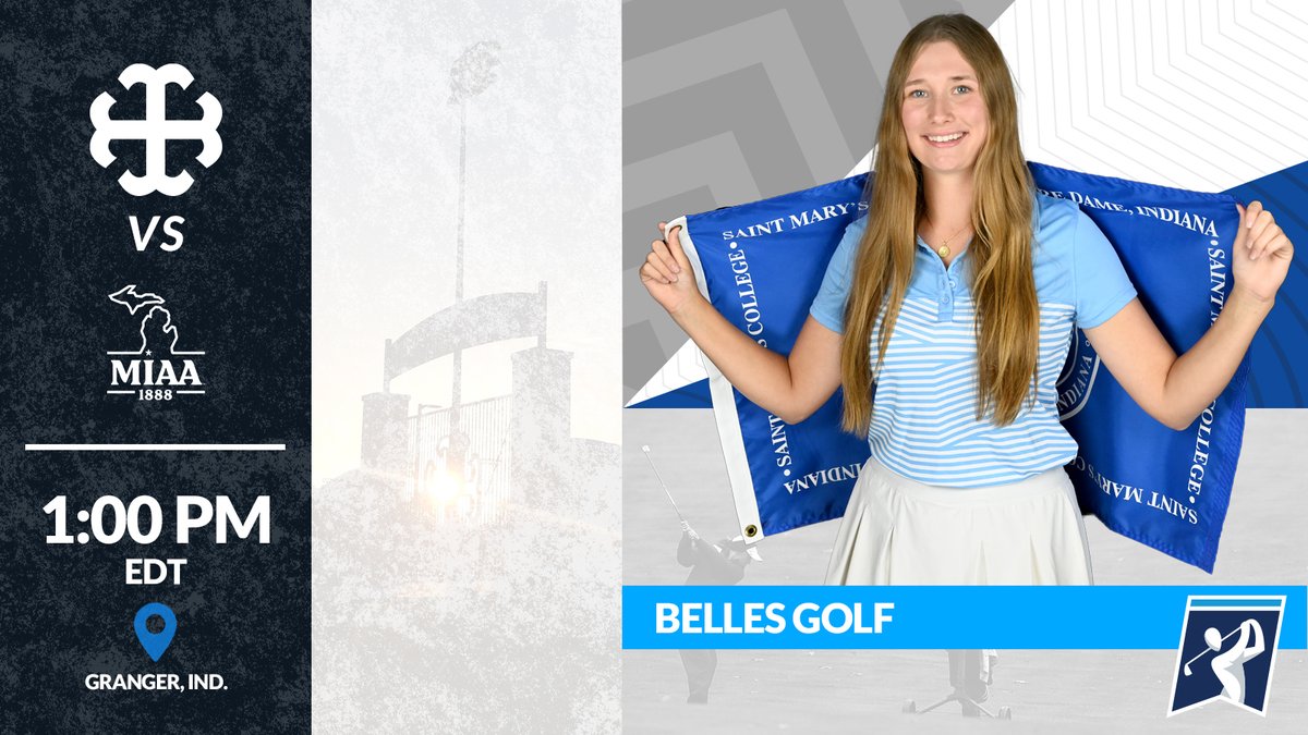 Let's do this! Golf opens conference play as the Belles host the first MIAA Jamboree of the year at Knollwood Country Club starting at 1pm!

#GoBelles #BelleYeah