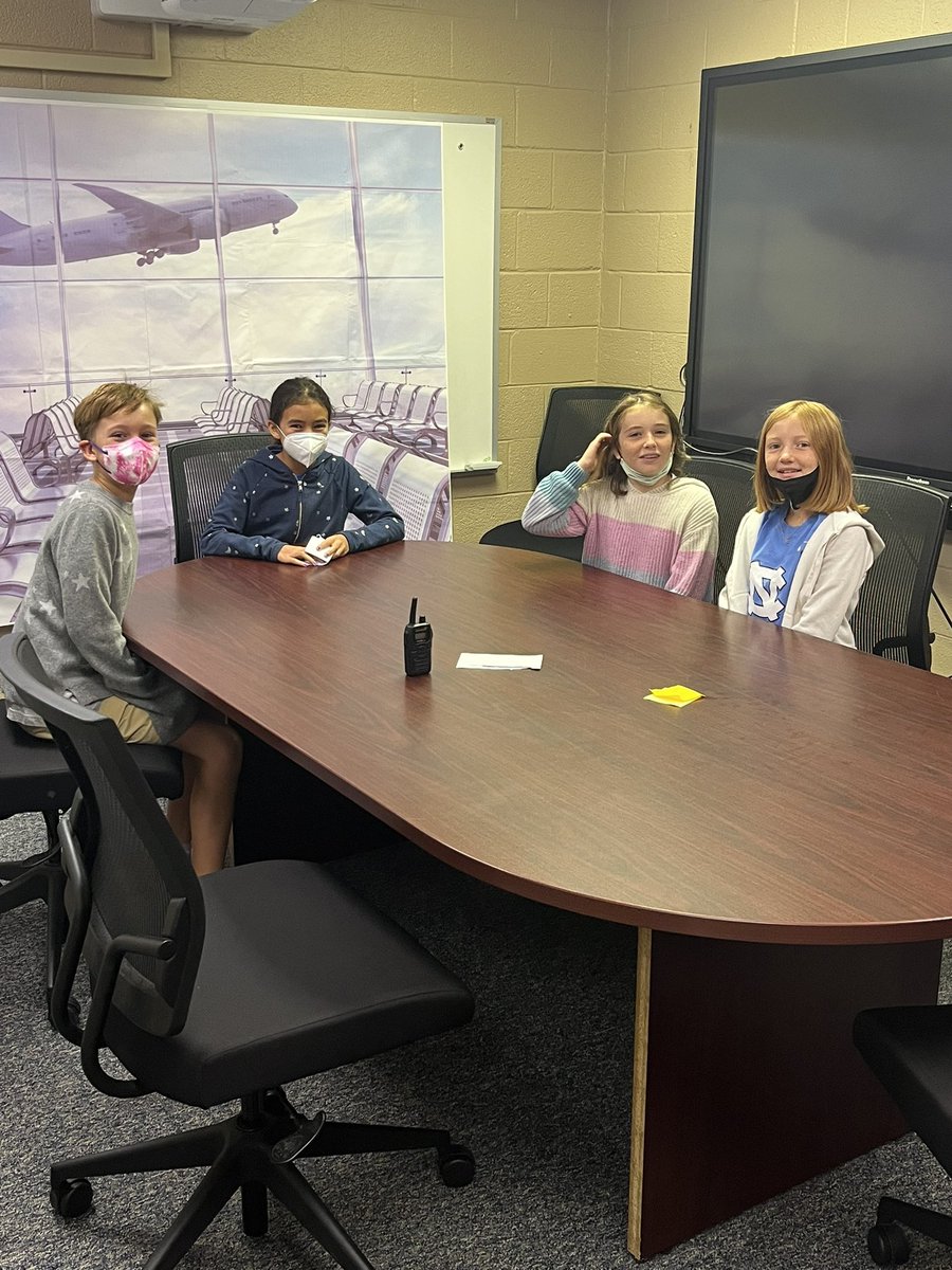 Anxiously waiting for their Earth Club meeting with their principal. Talking Points in hand of course. <a href="/MsC_PtownElem/">Asia Cunningham</a>