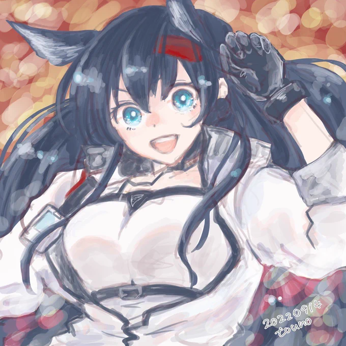 #アークナイツ版深夜の真剣お絵かき60分一本勝負 ブレイズ。