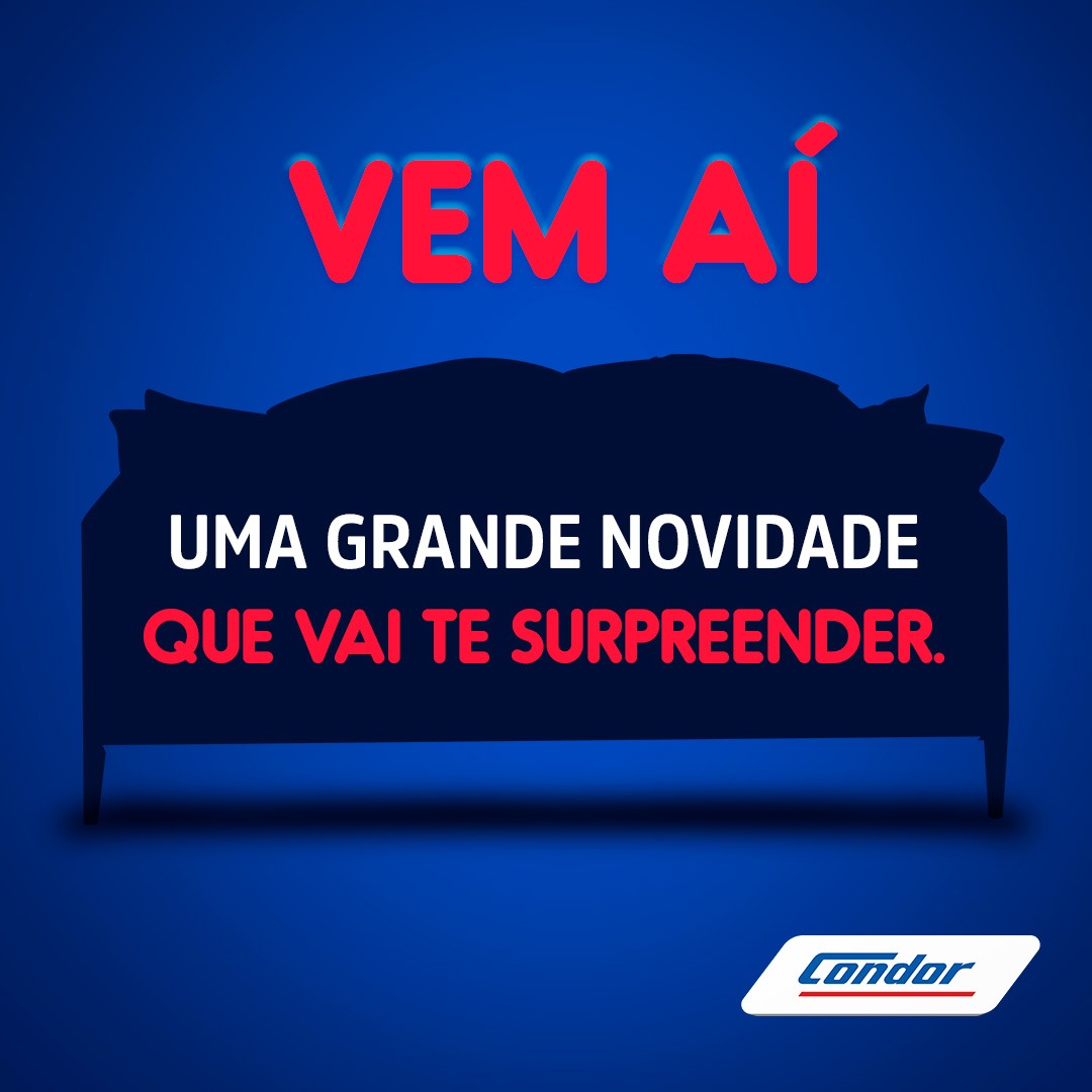 RedeCondor's tweet photo. Estamos preparando uma grande novidade para os nossos clientes. 💙 Quer saber o que vem aí? Continue acompanhando as nossas redes sociais para saber qual é a nossa surpresa em primeira mão! #RedeCondor https://t.co/C4gD6zm8An