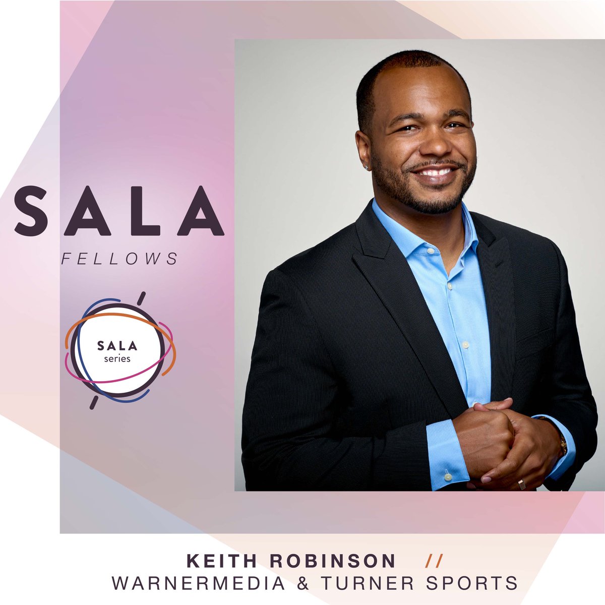 SALASeries's tweet photo. Get to know @Keith_Rob a Sports Producer at WarnerMedia &amp; Turner Sports @TurnerSportsPR @WarnerMedia 

University: Southeast Missouri State University (BA) @SEMissouriState 

Favorite Sports Team: St. Louis Cardinals @Cardinals 

Favorite Quote: Never Satisfied https://t.co/f7fBMqGDHL