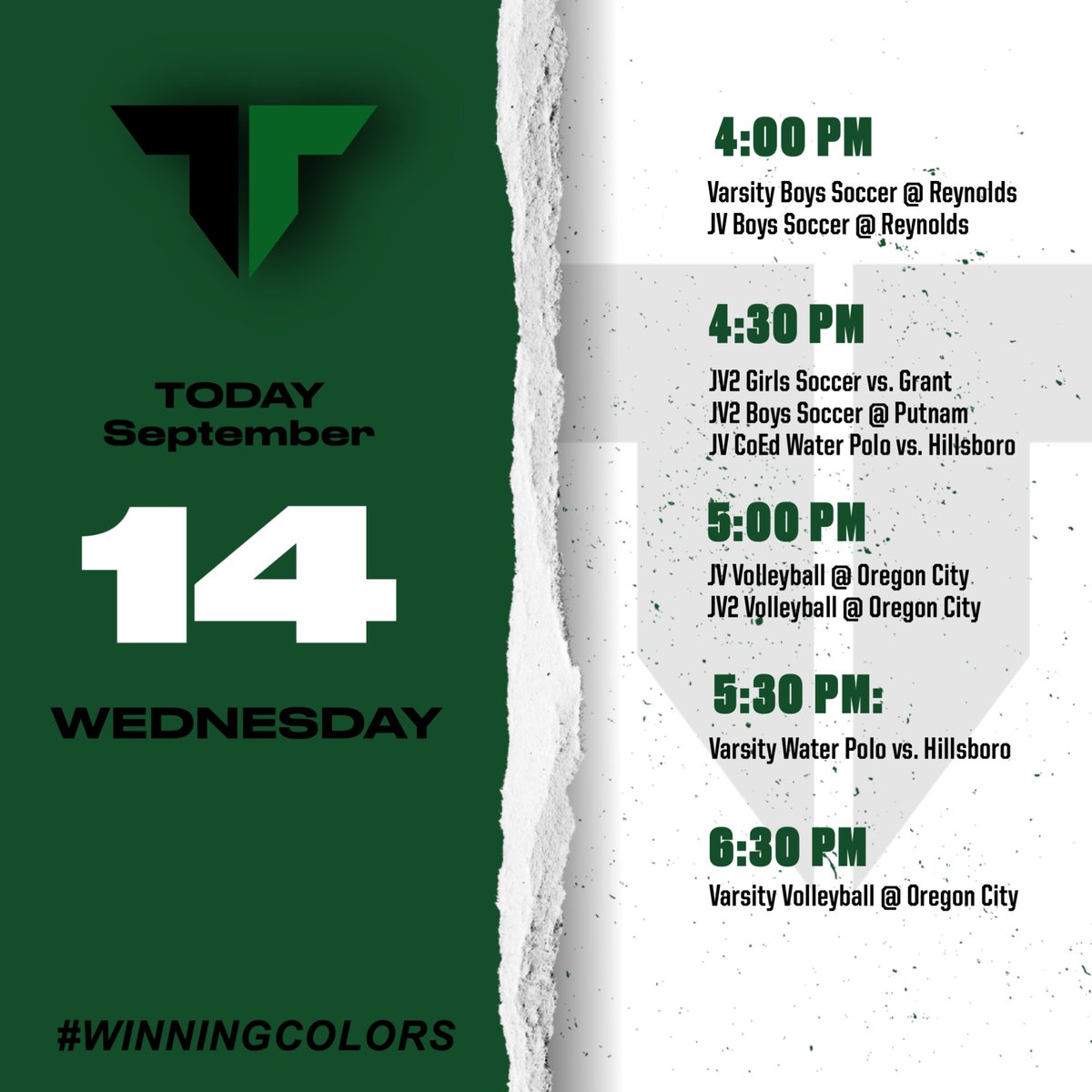 TigardOfficial's tweet photo. Fans welcome.

#WinningColors https://t.co/CkMd1Buhxc